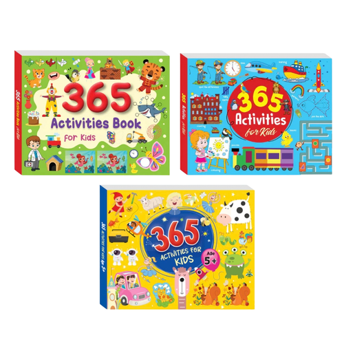 365 Activities for Kids Buku Aktiviti & Latihan Kanak-Kanak | Children Activity Book | Buku Latihan & Puzzle
