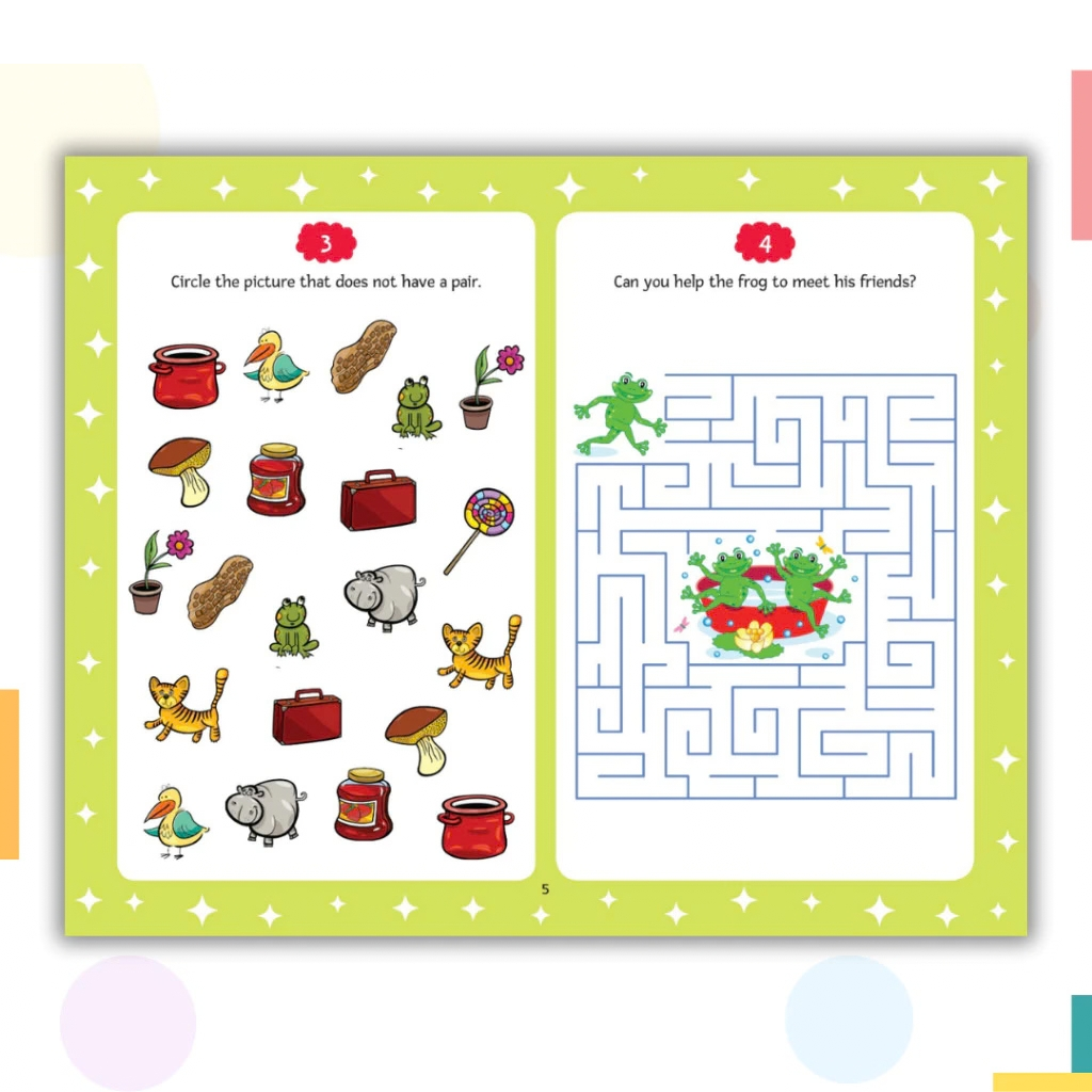 365 Activities for Kids Buku Aktiviti & Latihan Kanak-Kanak | Children Activity Book | Buku Latihan & Puzzle