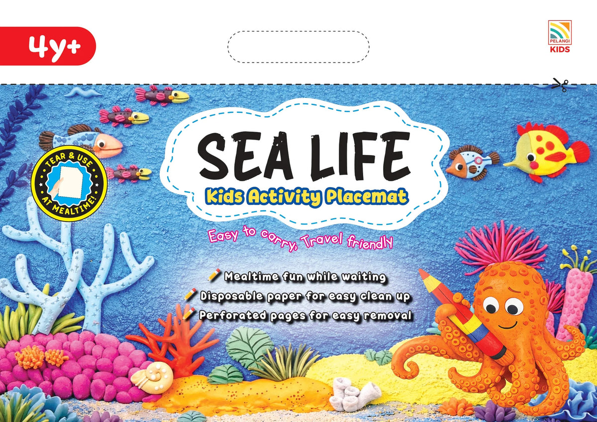 Kids Activity Placemat Pelangi