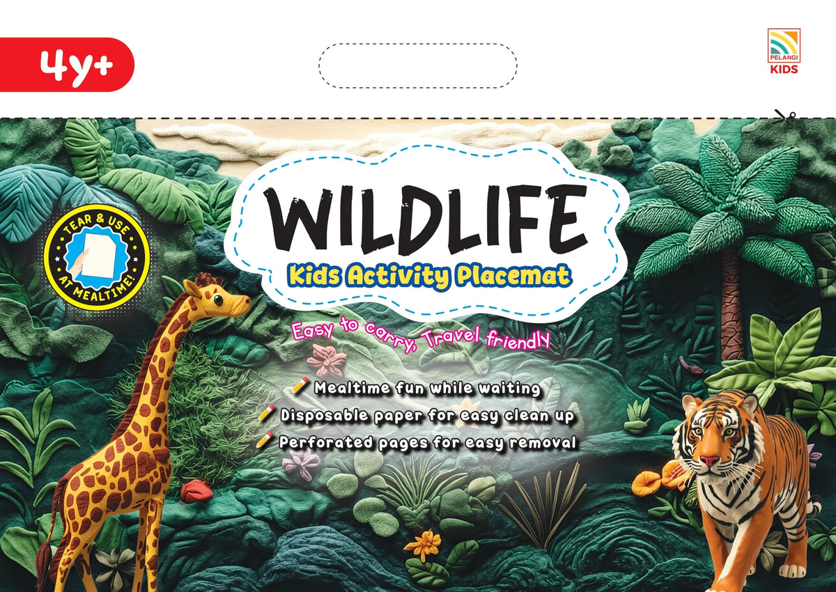 Kids Activity Placemat Pelangi