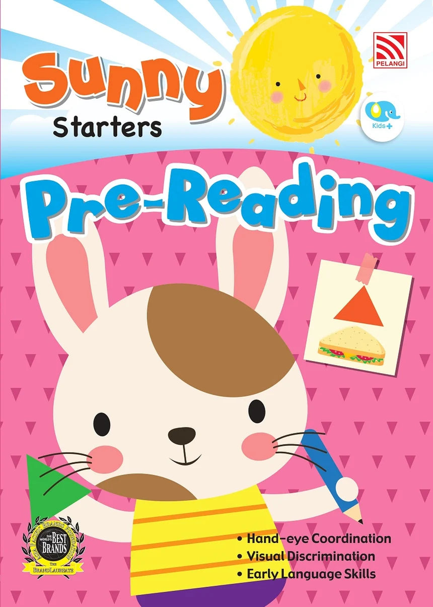 Preschool Sunny Starters Series Aged 2 and above Exercise book Full Colour