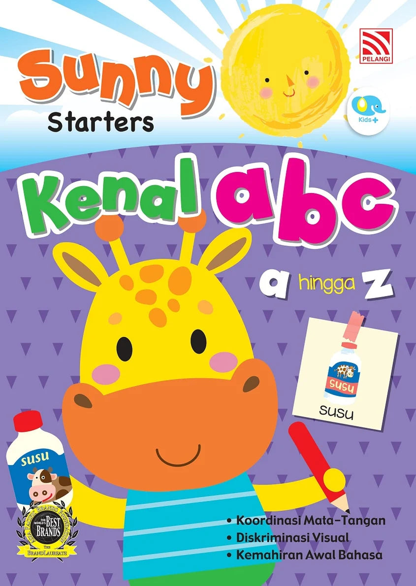 Preschool Sunny Starters Series Aged 2 and above Exercise book Full Colour