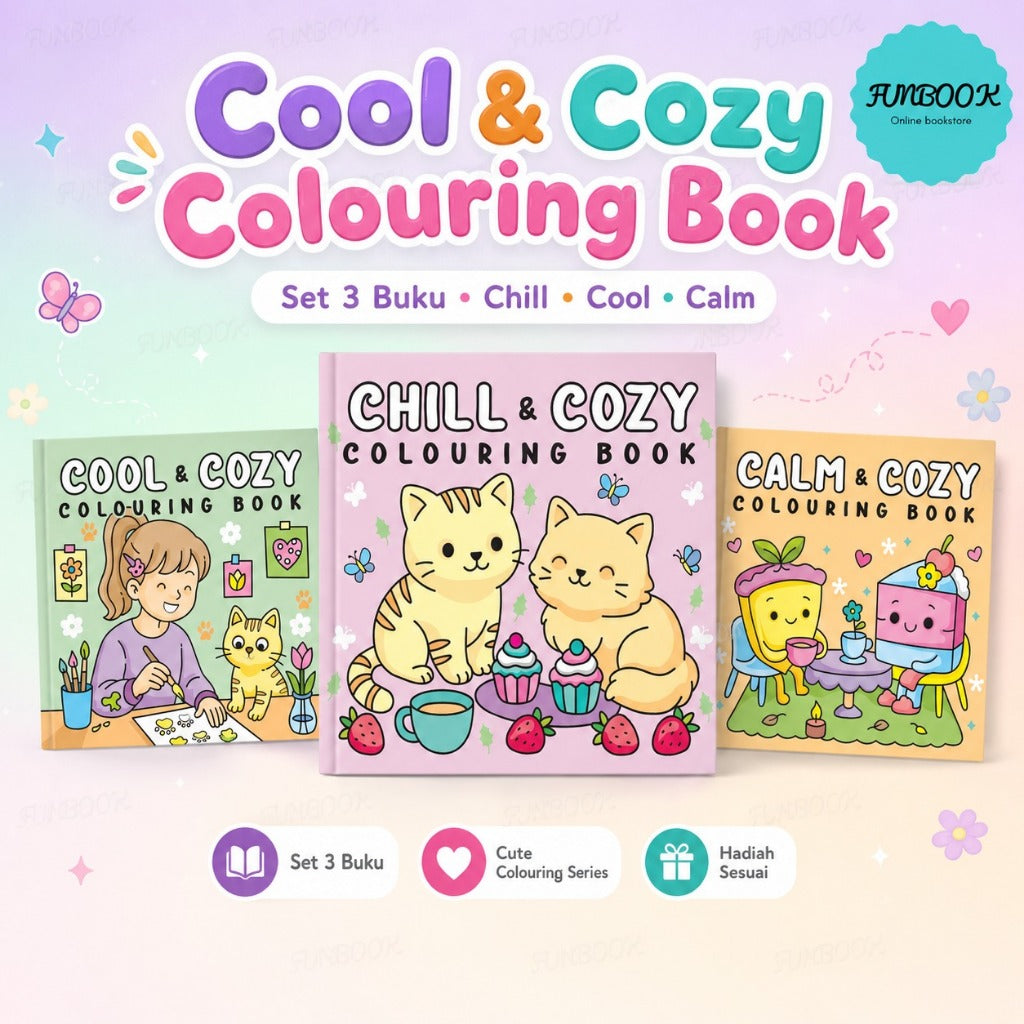 Cozy Colouring Book Adult / Children Acrylic Marker Mind To Mind