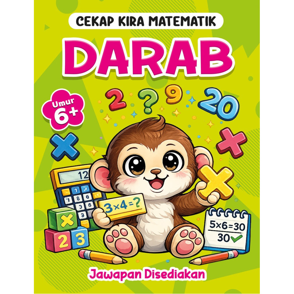 Cekap Kira Matematik Prasekolah Tambah, Tolak, Darab