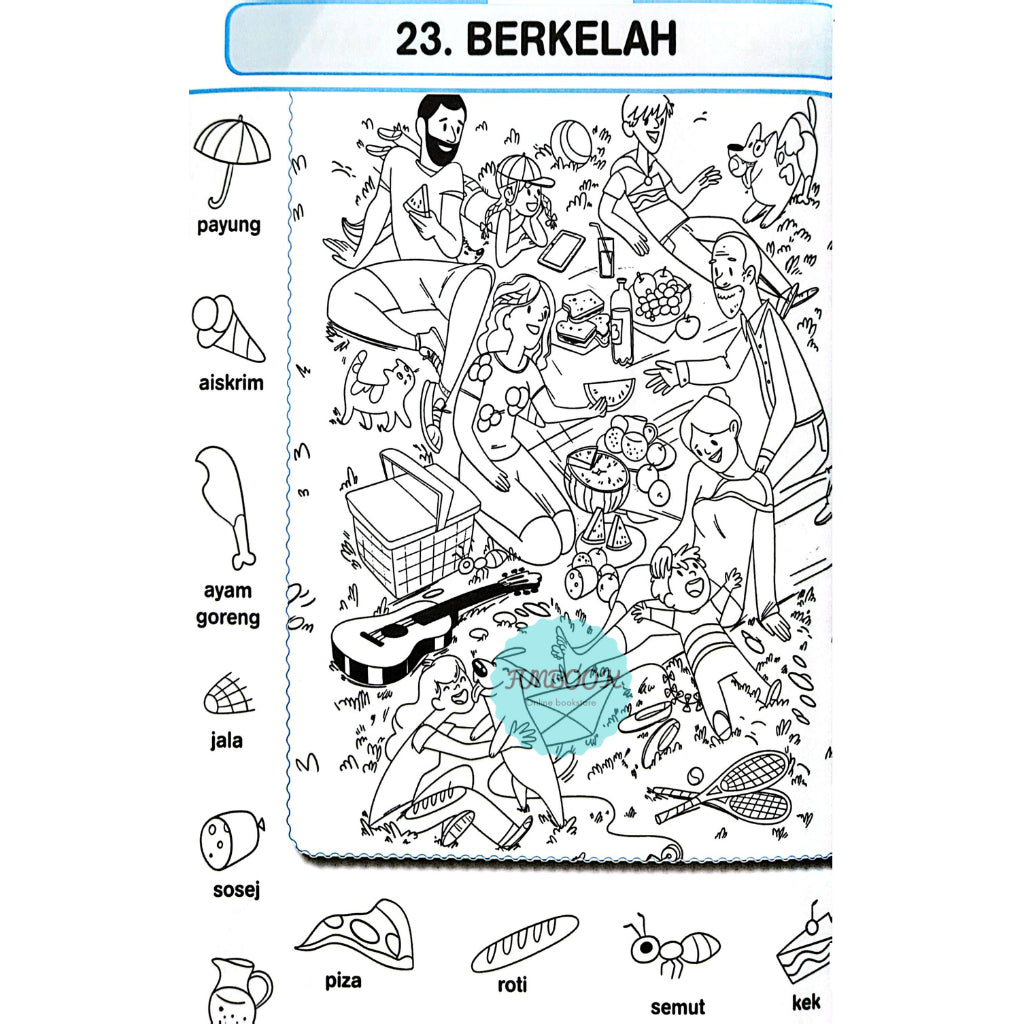 Siri Jom cabar Minda! Cari Gambar Tersorok Buku 1 - 5 Hidden Picture Mind To Mind