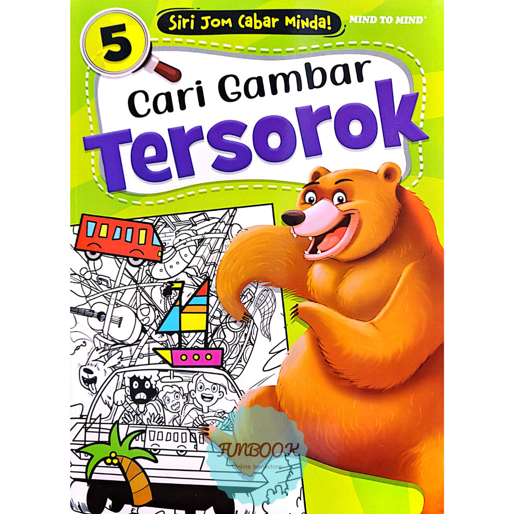 Siri Jom cabar Minda! Cari Gambar Tersorok Buku 1 - 5 Hidden Picture Mind To Mind