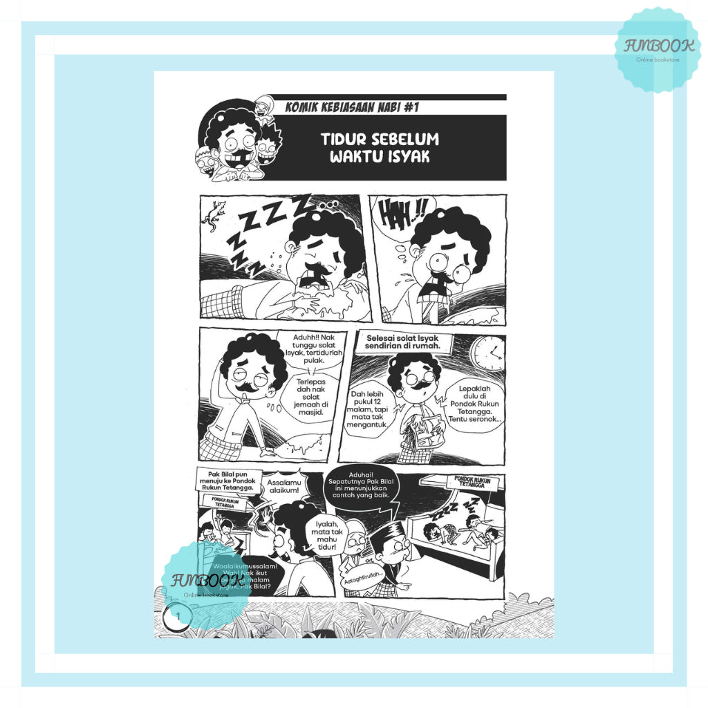 Komik Kebiasaan Nabi 1-8 Telaga Biru