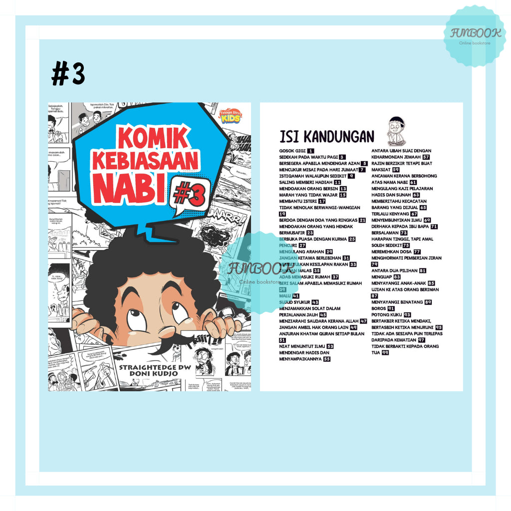 Komik Kebiasaan Nabi 1-8 Telaga Biru