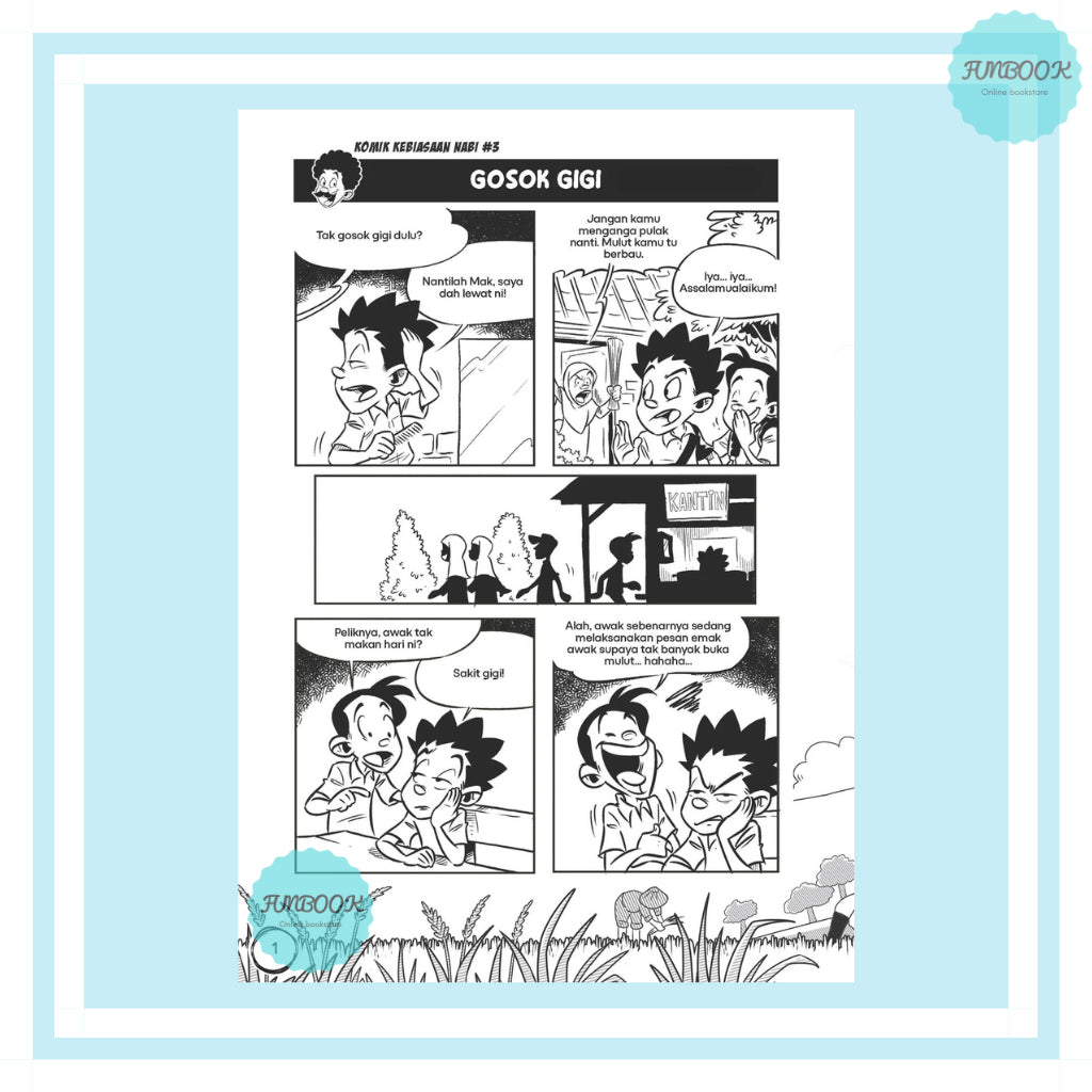 Komik Kebiasaan Nabi 1-8 Telaga Biru