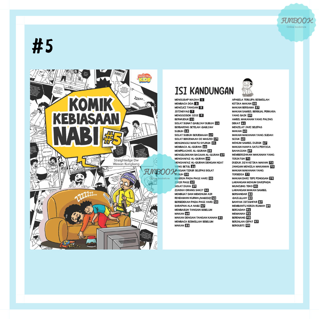 Komik Kebiasaan Nabi 1-8 Telaga Biru