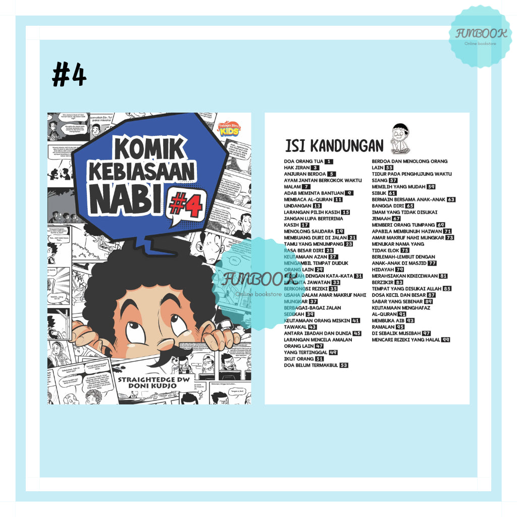 Komik Kebiasaan Nabi 1-8 Telaga Biru