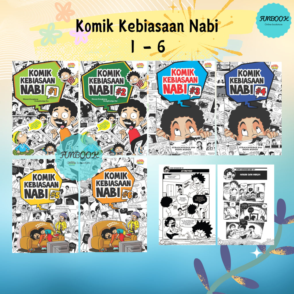 Komik Kebiasaan Nabi 1-8 Telaga Biru