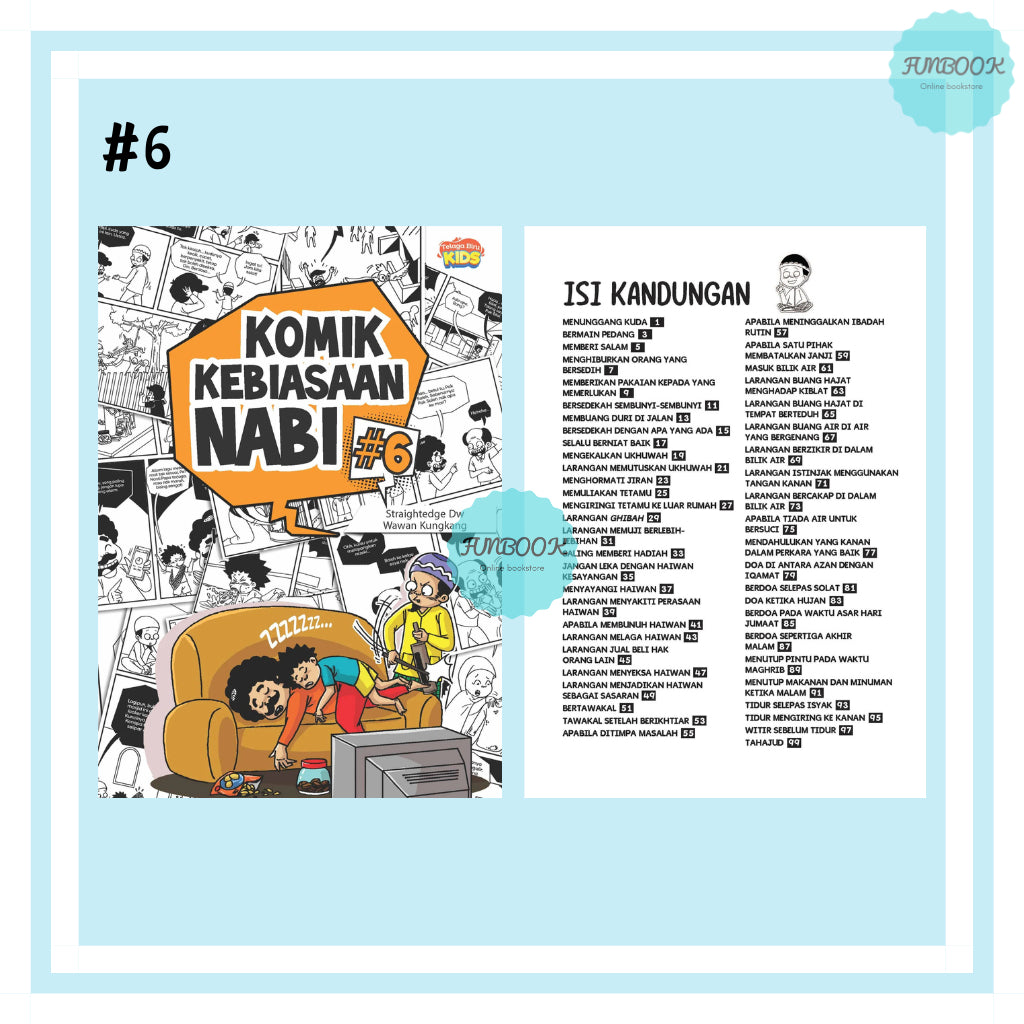 Komik Kebiasaan Nabi 1-8 Telaga Biru