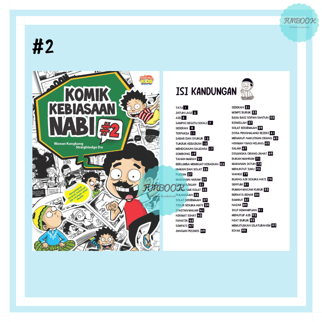 Komik Kebiasaan Nabi 1-8 Telaga Biru