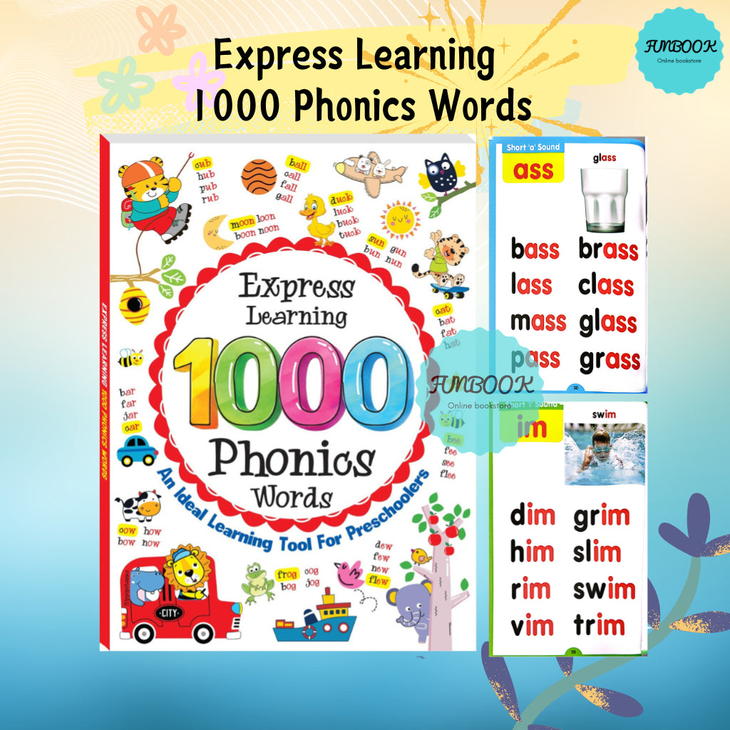 Express Learning 1000 Phonics Words | My First 500 Words for Preschool & Kindergarten