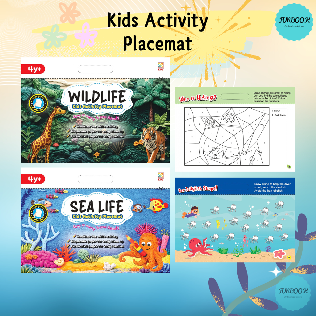 Kids Activity Placemat Pelangi