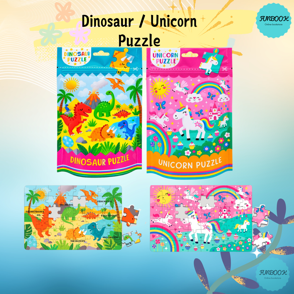 [FUNBOOK] Dinosaur / Unicorn puzzle mind to mind